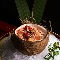 ceviche peruano en Rosa Negra