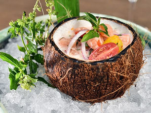ceviche en Rosa Negra