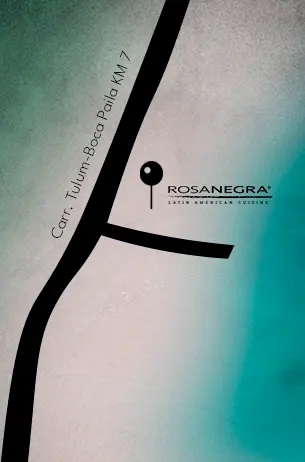 mapa de ubicación de Rosa Negra Tulum