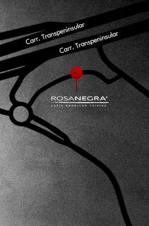 mapa ubicación de Rosa Negra Los Cabos