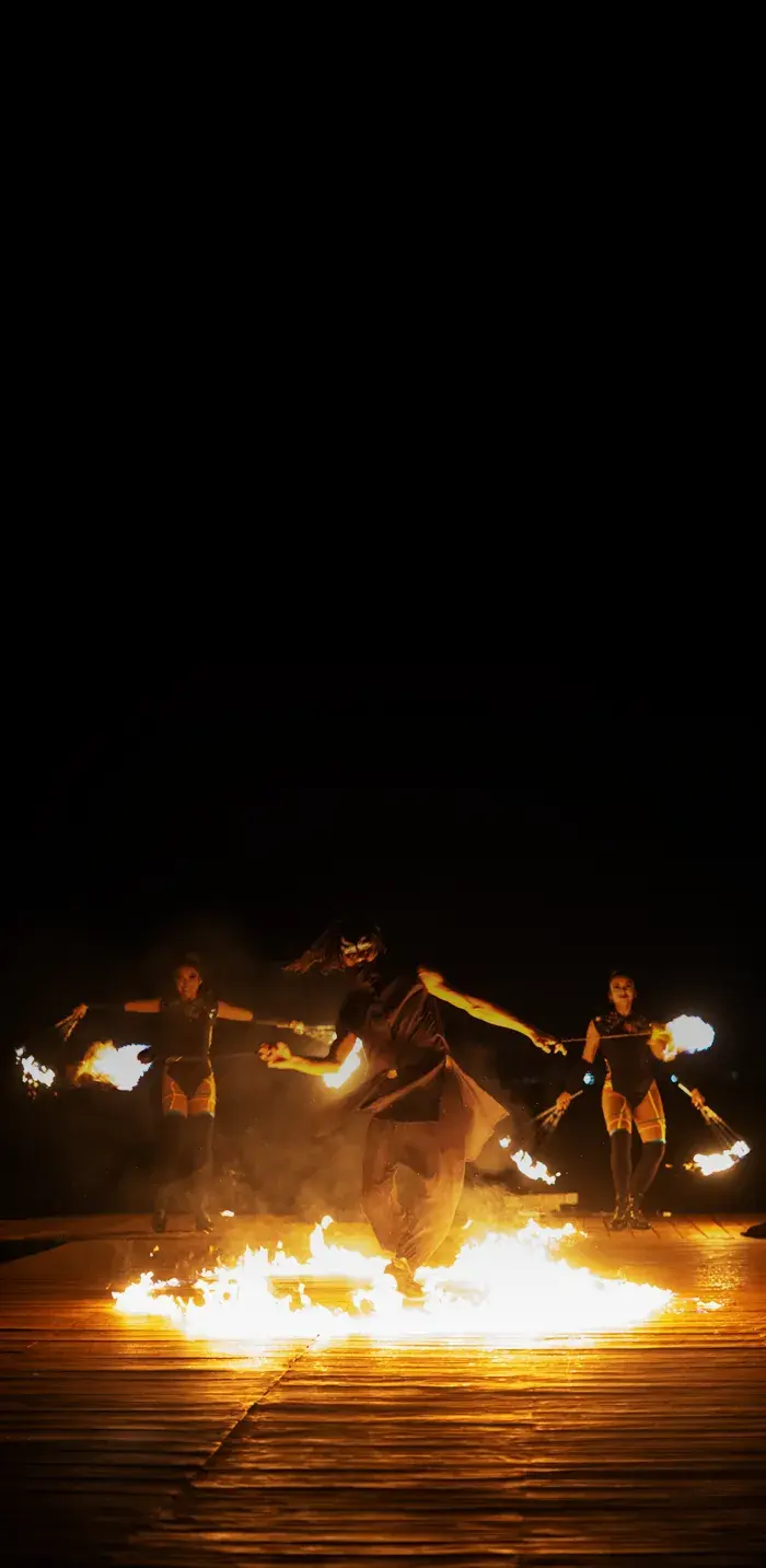 Live fire show