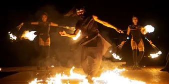 Live fire show